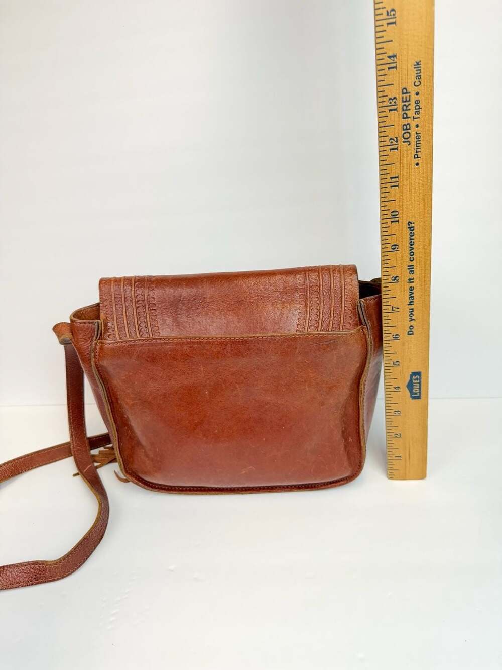 Lucky Brand Vall Leather Crossbody Bag with Tassel - Picture 6 of 8
